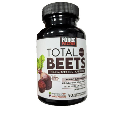 Total Beets Circulation Superfood Beet Root with Blood Pressure Support 90ct