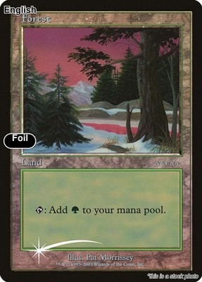 MTG Forest (2001 Ice Age) [ARENA - ] MP Foil