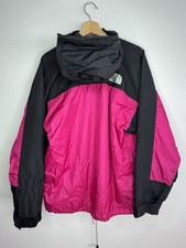 The North Face Women's Pink Breathable Hooded Rain Coat Jacket Made In USA Large