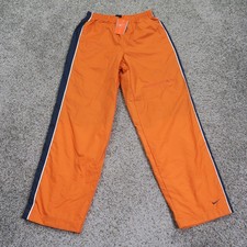 NWT Vintage Nike Pants Mens Small Windbreaker Track Baggy Nylon Lined Y2K 28x32