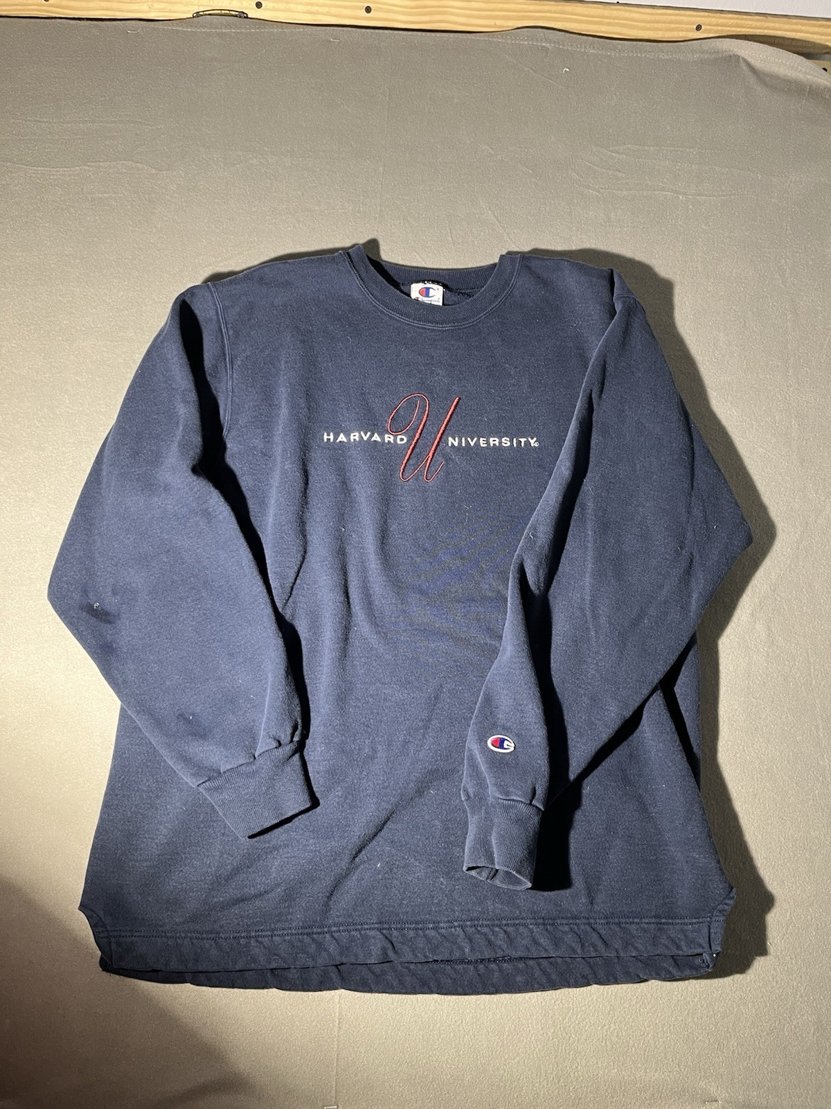 Vintage 90S Champion Harvard University Crewneck Sweatshirt Men XL
