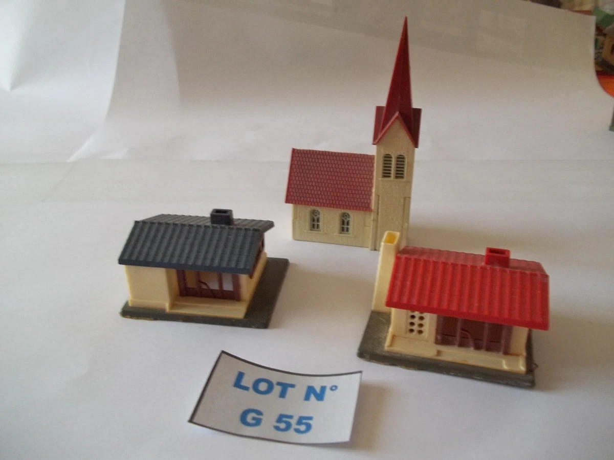 Jouef - Lot de 3 maquettes en boite - Coffret gare ref 1020 , Verrière