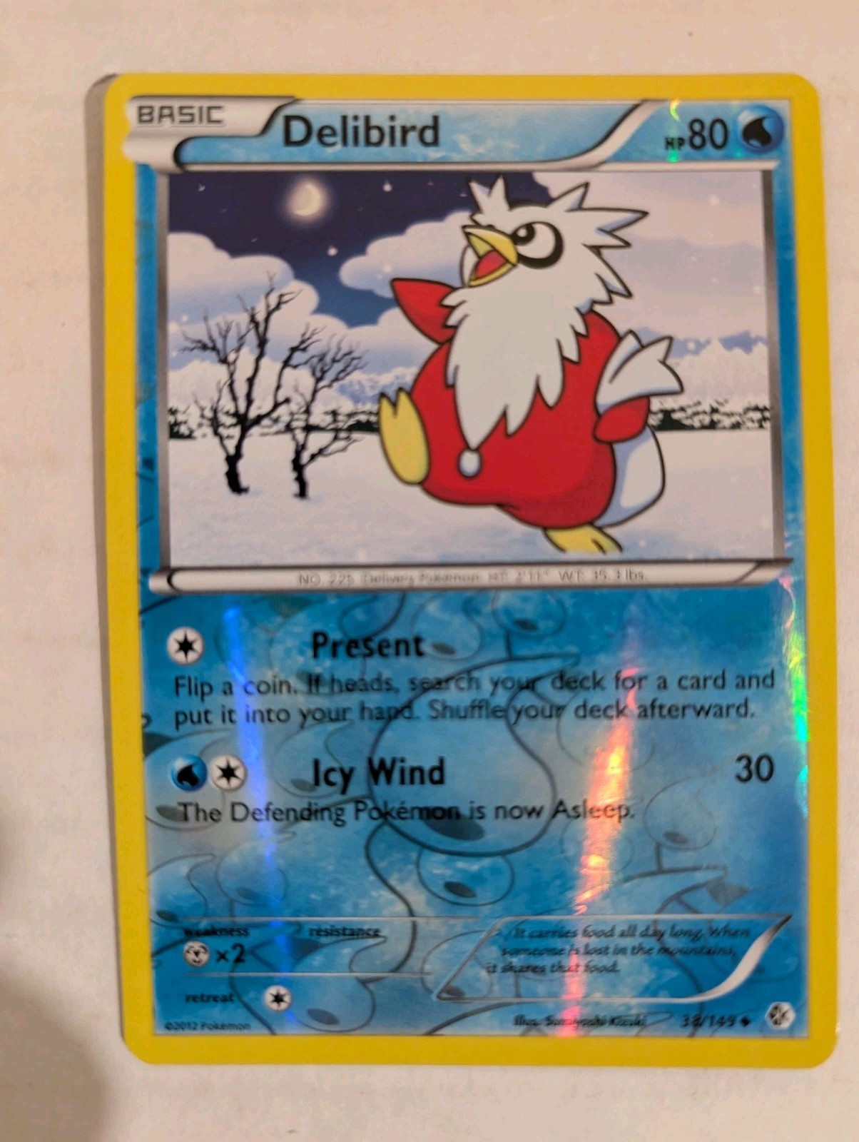Delibird 38/149 Boundaries Crossed Reverse Holo NM