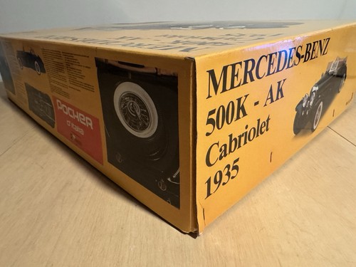 Mercedes Benz 500K AK Cabriolet 1935 1:8 Pocher Model Kit - Picture 9 of 24