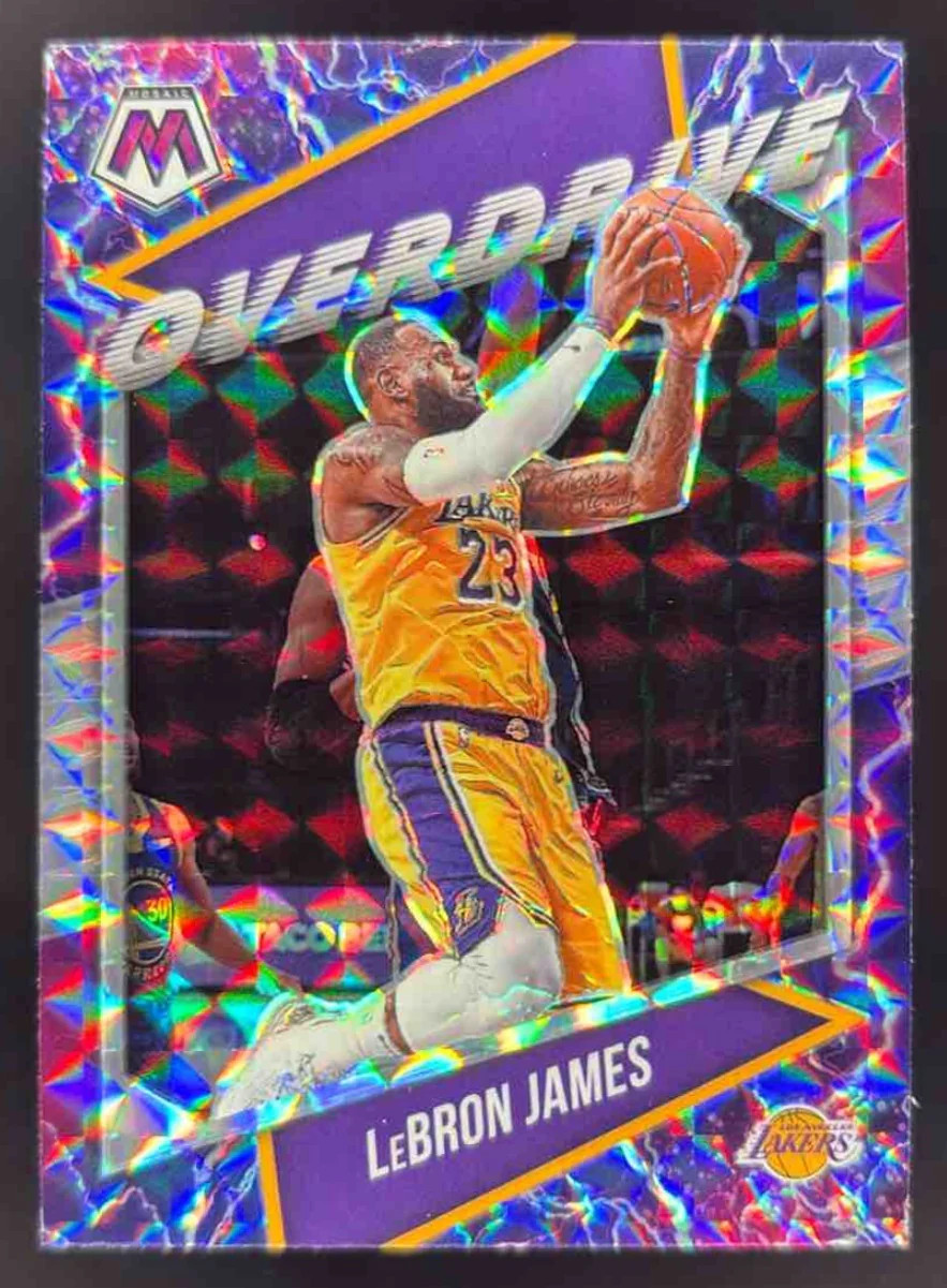 2020-21 Panini Mosaic Overdrive #5 LeBron James