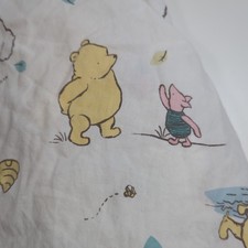 Vintage Disney Classic Winnie the Pooh Fitted Crib Sheet Tigger Piglet Eeyore