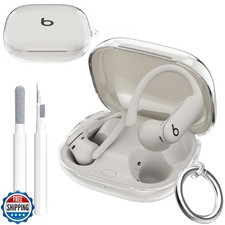 Aircawin for Beats Powerbeats Pro 2 Case Clear 2025,Soft Transpar
