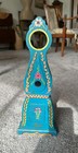 Miniature Swedish Mora Clock Pocket Watch Holder Painted Folk Art Scandinavian — photo 3