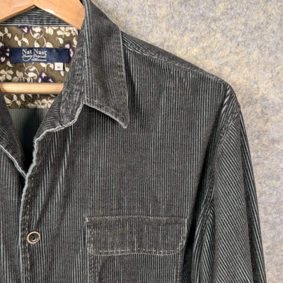 Nat Nast Corduroy Casual Button-Down Shirts for Men for sale | eBay