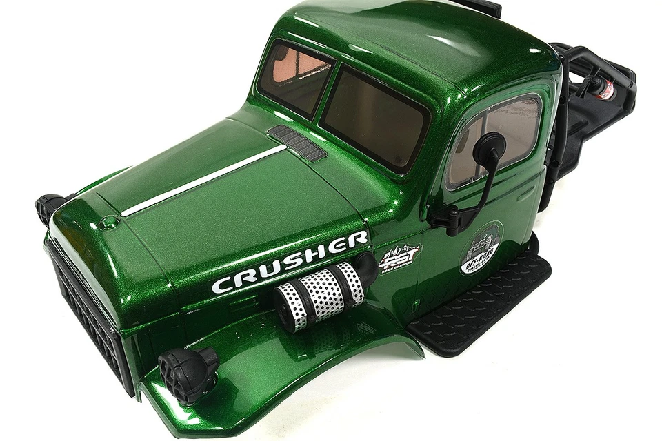 Realistic Green Plastic Body Kit for 1/10 Scale Off-Road Crawler 285mm WB - Image 2 of 4