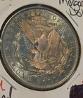 1889 Morgan Dollar - Unc - Beautiful Natural Tape Toned Stunner