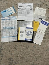 1998 Jeep Cherokee Xj Owners Manual Set Oem Case Window Sticker Invoice Paper