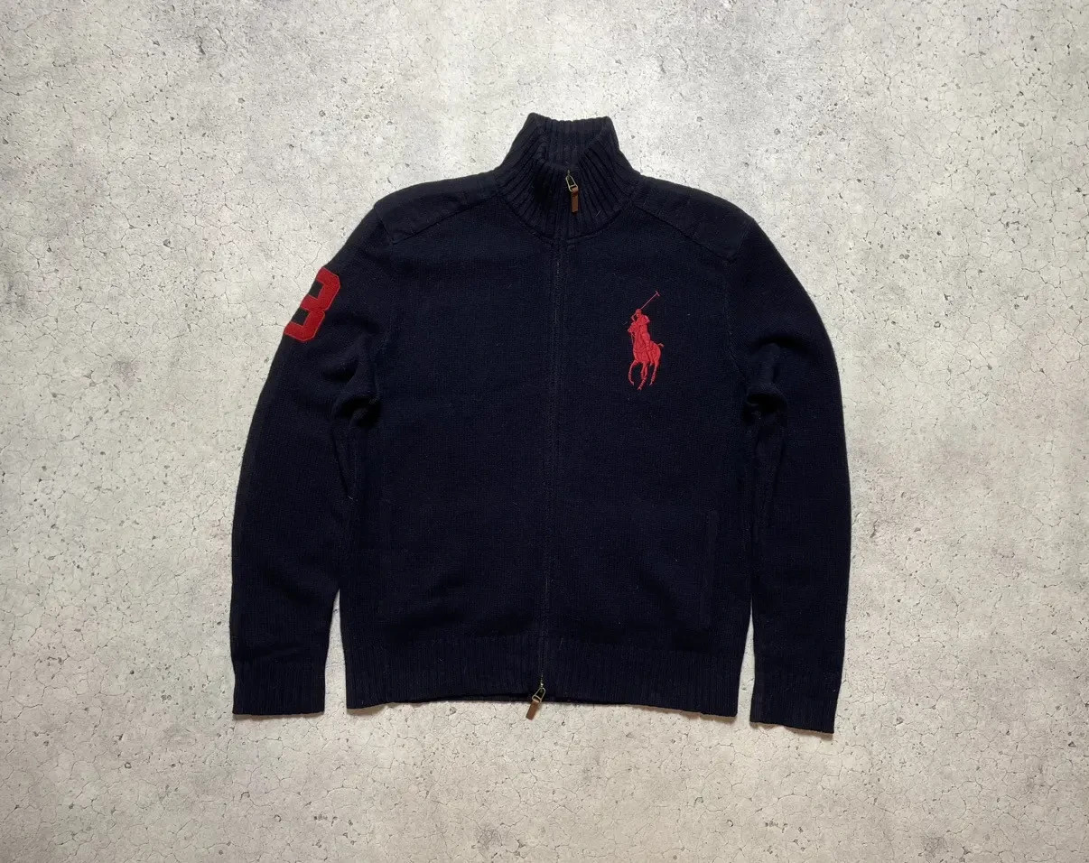 Giacca lana vintage full zip Polo Ralph Lauren Big Pony #3