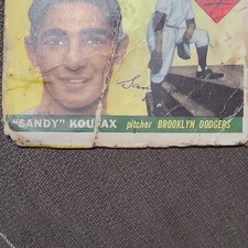 1955 Topps Sandy Koufax Rookie #123 Brooklyn Dodgers MLB Baseball Card. rookie card picture