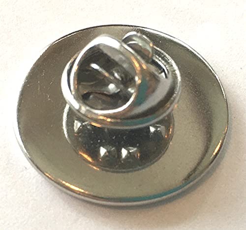 Japanese Kamon Family Crest Pin Badge Stainless Steel Glass Eiraku Coins) - Picture 2 of 2