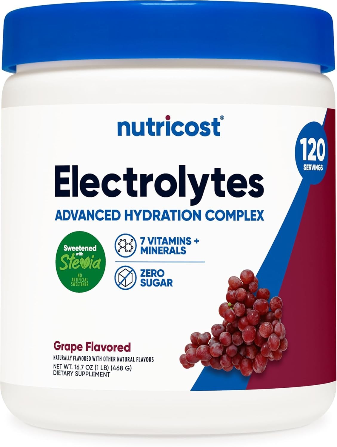 Nutricost Electrolyte Complex Powder with 120 Servings Per Tub