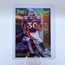 2020 Panini Select Terrell Davis Unbreakable Prizm Denver Broncos #U20