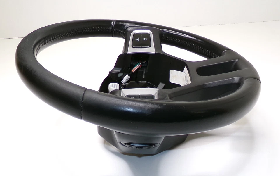 09-12 Dodge Ram 1500 2500 3500 Black Leather Steering Wheel Foto 4 de 4