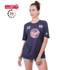 Ultra Game WNBA Official Unisex Super Soft Player T-Shirt, Medium, Team Color