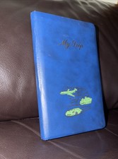 Vintage Hardcover My Trip Book Blue