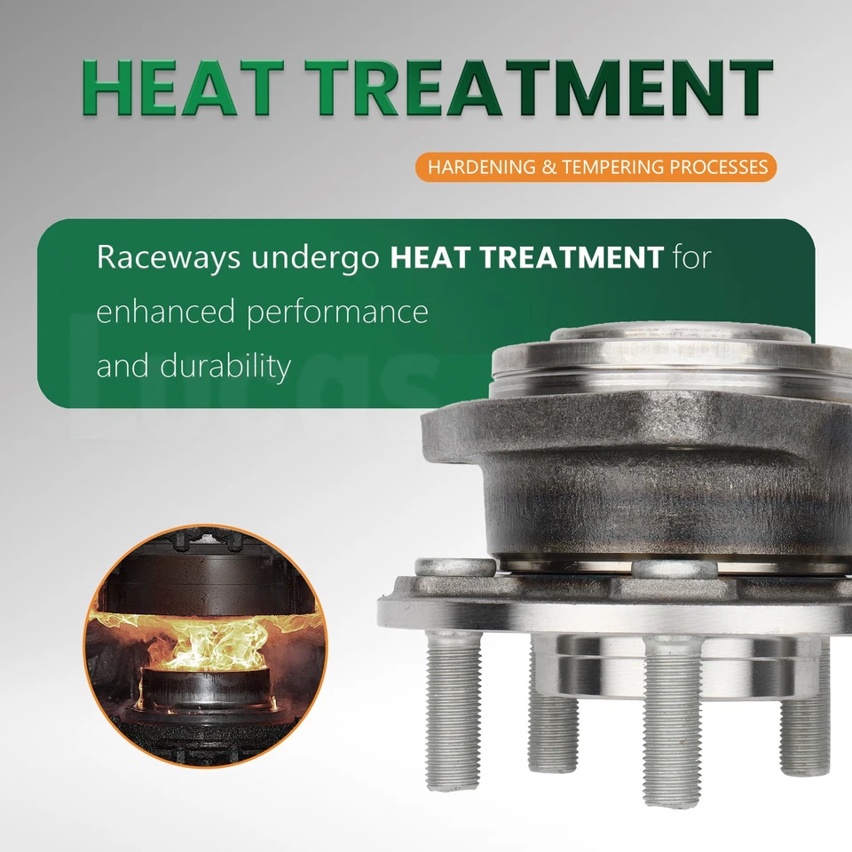 Lucas Pair：2New Front Left Wheel hub Bearing For 2012-2023 Dodge Charger RWD — 第 4/4 张图片