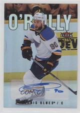 2021-22 Upper Deck Fleer Ultra Silver Rainbow Foil Ryan O'Reilly #89 Auto 1r7e