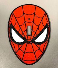 3-D Printed Spider-Man Superhero Plastic Light Switch Cover Screw Mounting Style