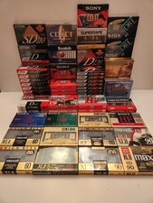 Huge Lot Of New Cassette Tapes Audio Mixed