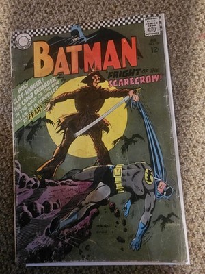 Batman #189 1967 First Appearance Scarecrow DC Comics Key Issue Vintage