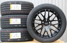 VW Bus T5 T6 T6.1 Satz Kompletträder Alufelgen P70 schwarz Pirelli Sommerreifen
