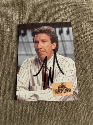 Tim Allen Signed 1994 Home Improvement Skybox #76 Tool Time Auto