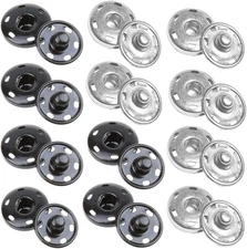 Sew on Snap Buttons 12 Sets B Metal Snap Fastener Buttons Press Button for Sewin