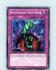 Yu-Gi-Oh TCG Bottomless Trap Hole SDDL-EN037 1st Edition Regular Common Card NM