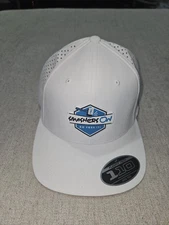 Branded Bills Smashers On Golf Hat Cap White Perforated Snapback Flexfit 110 NWT