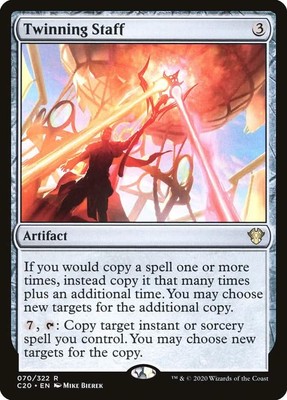 Twinning Staff [Commander 2020] Near Mint