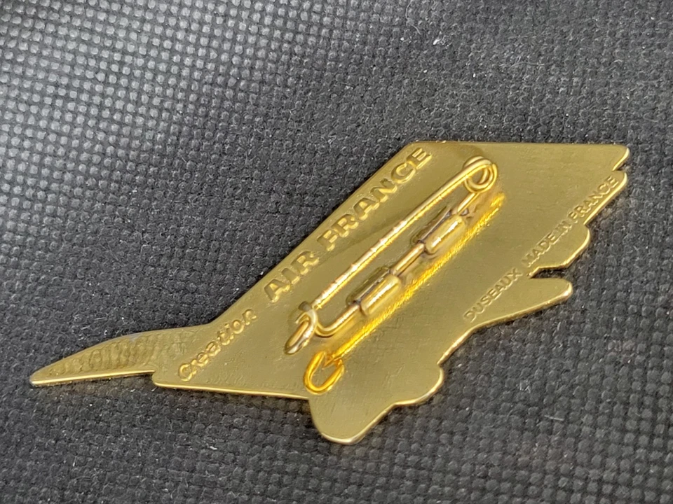 Broche Pin's émaillé Concorde 103 France Lions Club avion Air France Duseaux - Photo 2/2