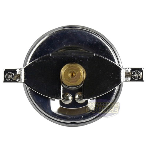 1/4" NPT Pressure Gauge Mounting Bracket with 2.5" Liquid Gauge 160 PSI Max - Picture 2 of 8