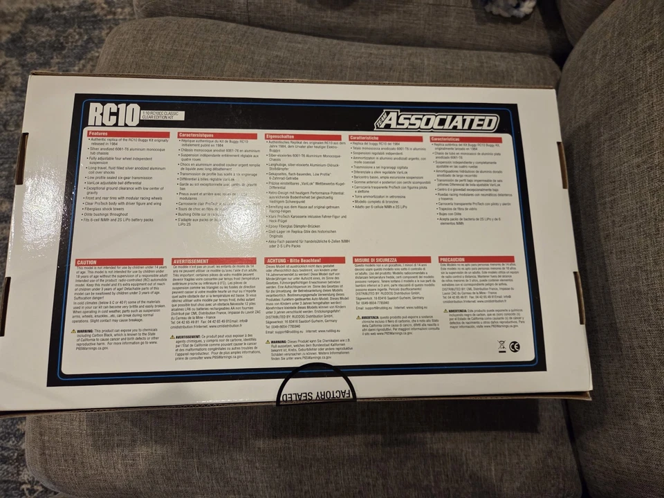 Team Associated RC10 1/10 RC Buggy 176551 (Factory Sealed) - Image 3 of 3