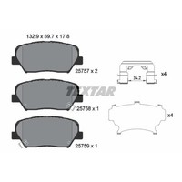 Textar BremsbeläGe Vorne FüR Hyundai Santa Fé III Grandeur KIA Carens IV K9