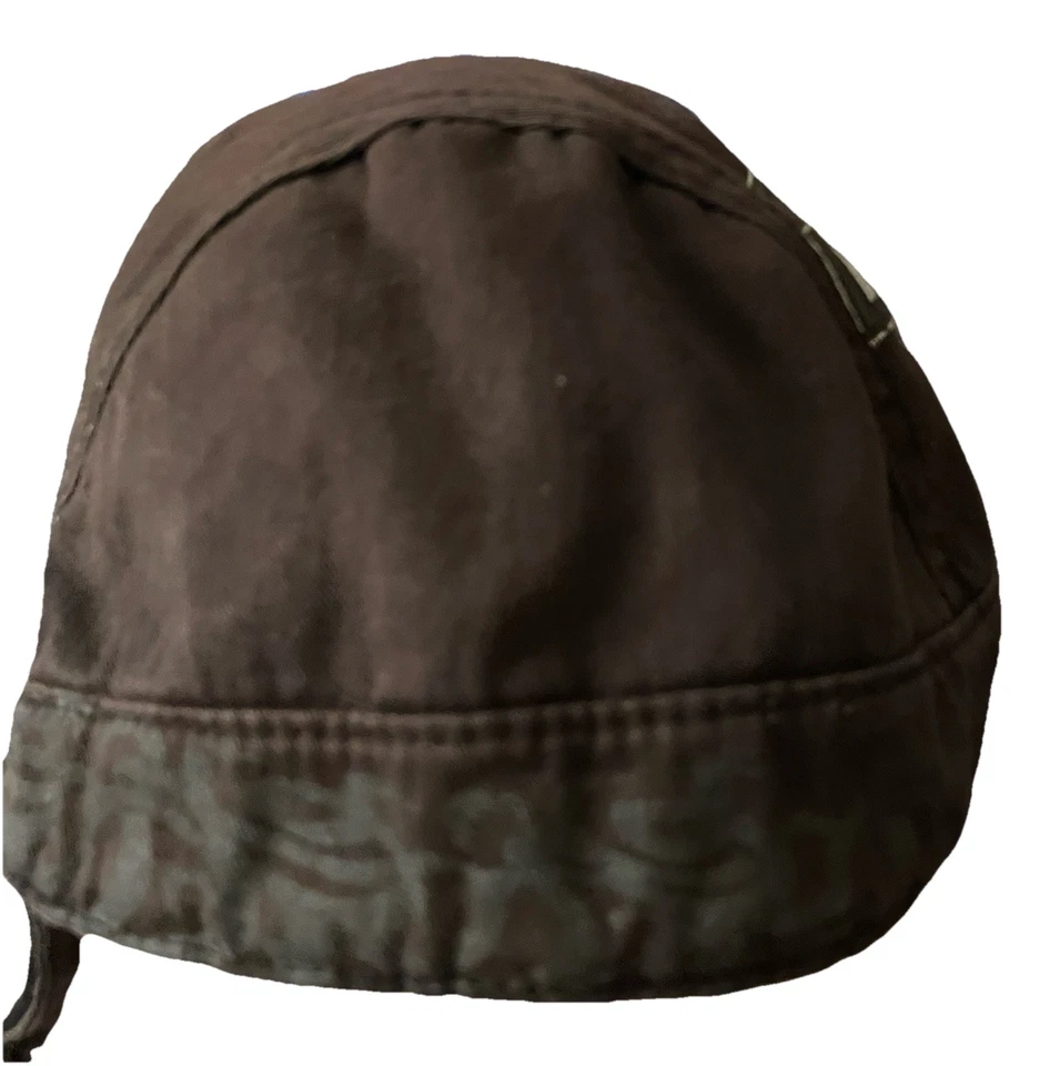 De colección Harley Davidson Talla Única Envoltura para la Cabeza Calavera Gorra Desteñida Negra Foto 3 de 4