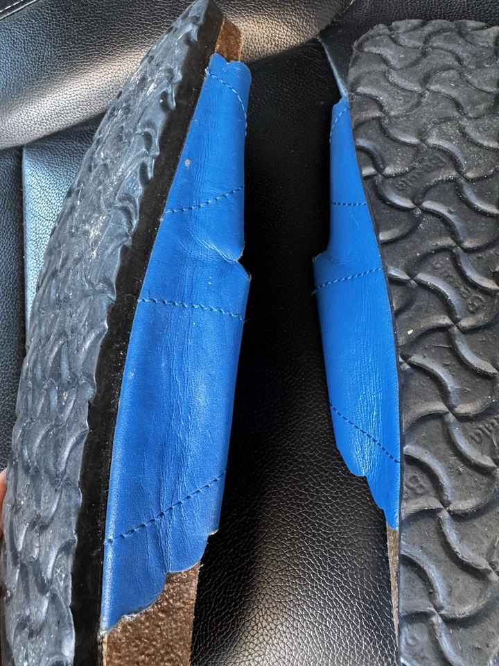 Betula By Birkenstock Mujer Talla 11 Vieira Joya Azul Arizona Doble Correa Foto 4 de 4