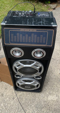 Pyle 500W Bluetooth 2-Way PA Speaker System w/Portability SD Card PSUFM1035A