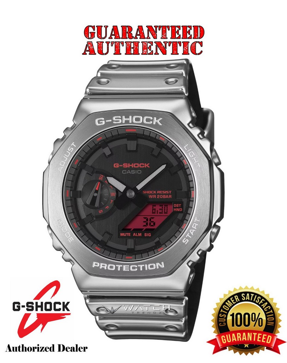 Casio G-Shock GM2100YRA-8A Silver Stainless Steel Bezel Silver