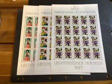 ICOLLECTZONE Liechtenstein 628-30 Sheets XF NH (C300-20)