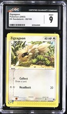 CGC 9 Zigzagoon 85/100 EX Sandstorm 2003 Pokemon Card on eBay