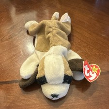 Ty Beanie Babies Bernie Dog Plush 1996 Original Retired with Tag