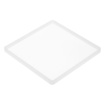 Große Silikon Tablett Form 7,3''x7,3'' Quadrat Harz Untersetzer Resin Mold Gießen
