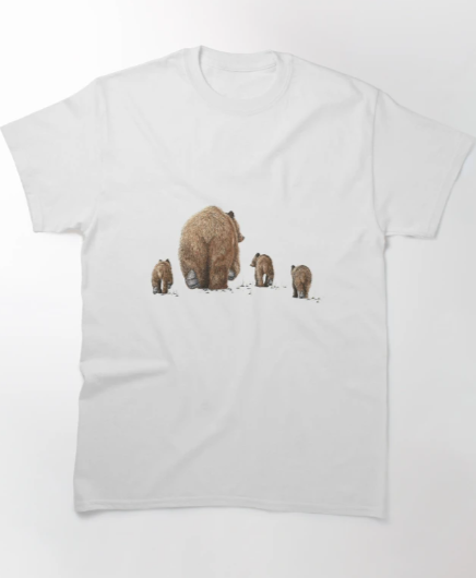 Grizzly Bear Banff Wildlife Vintage Classic T-Shirt
