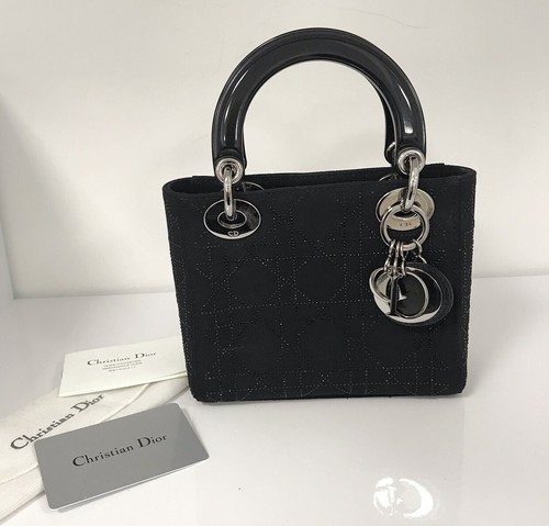 CHRISTIAN DIOR TROTTER Mini Boston Mano Borsa BOC0091 Navy Tela Pelle 30627  EUR 958,23 - PicClick FR
