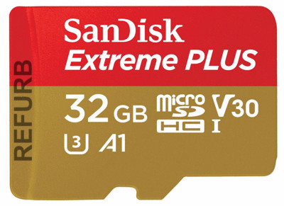 SANDISK 32GB Extreme for Mobile Gaming microSD UHS-I Card - C10, U3, V30, 4K, A1